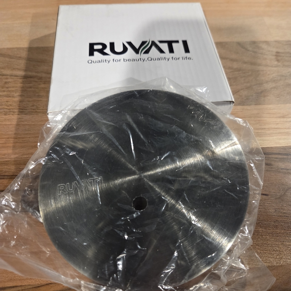 Ruvati Drain Cover For Kitchen Sink And Garbage Disposal Stainless Steel RVA1035